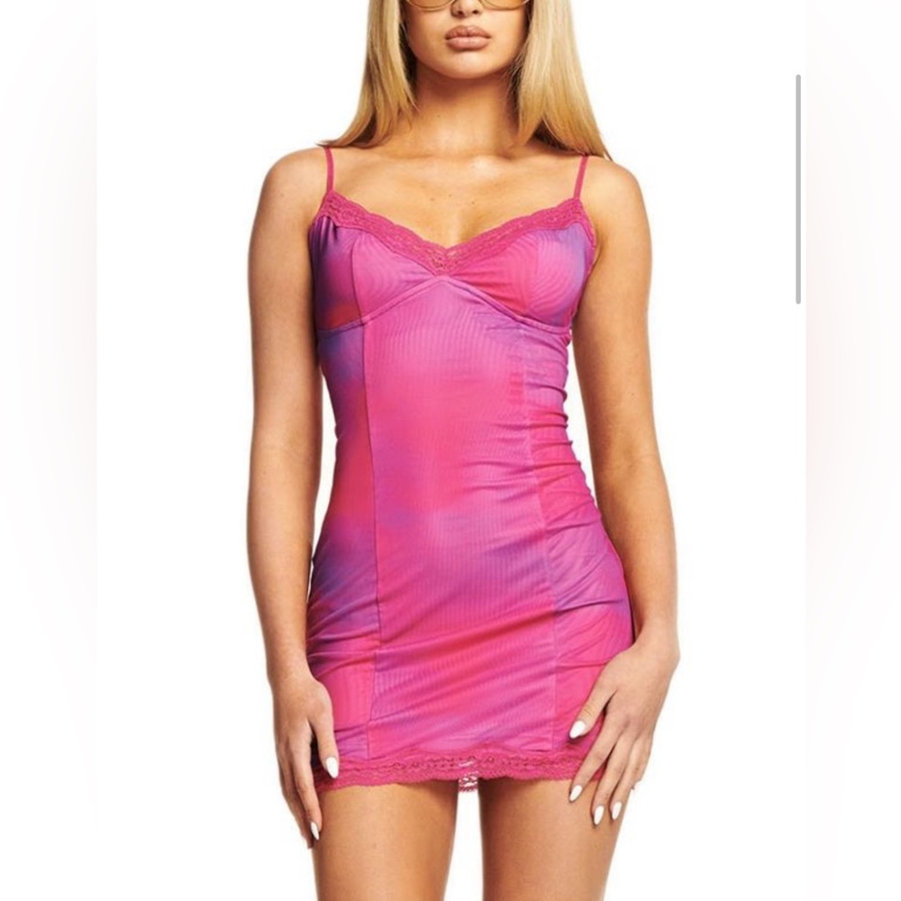 I.AM.GIA Cloud Print Bodycon Mini Dress - Small